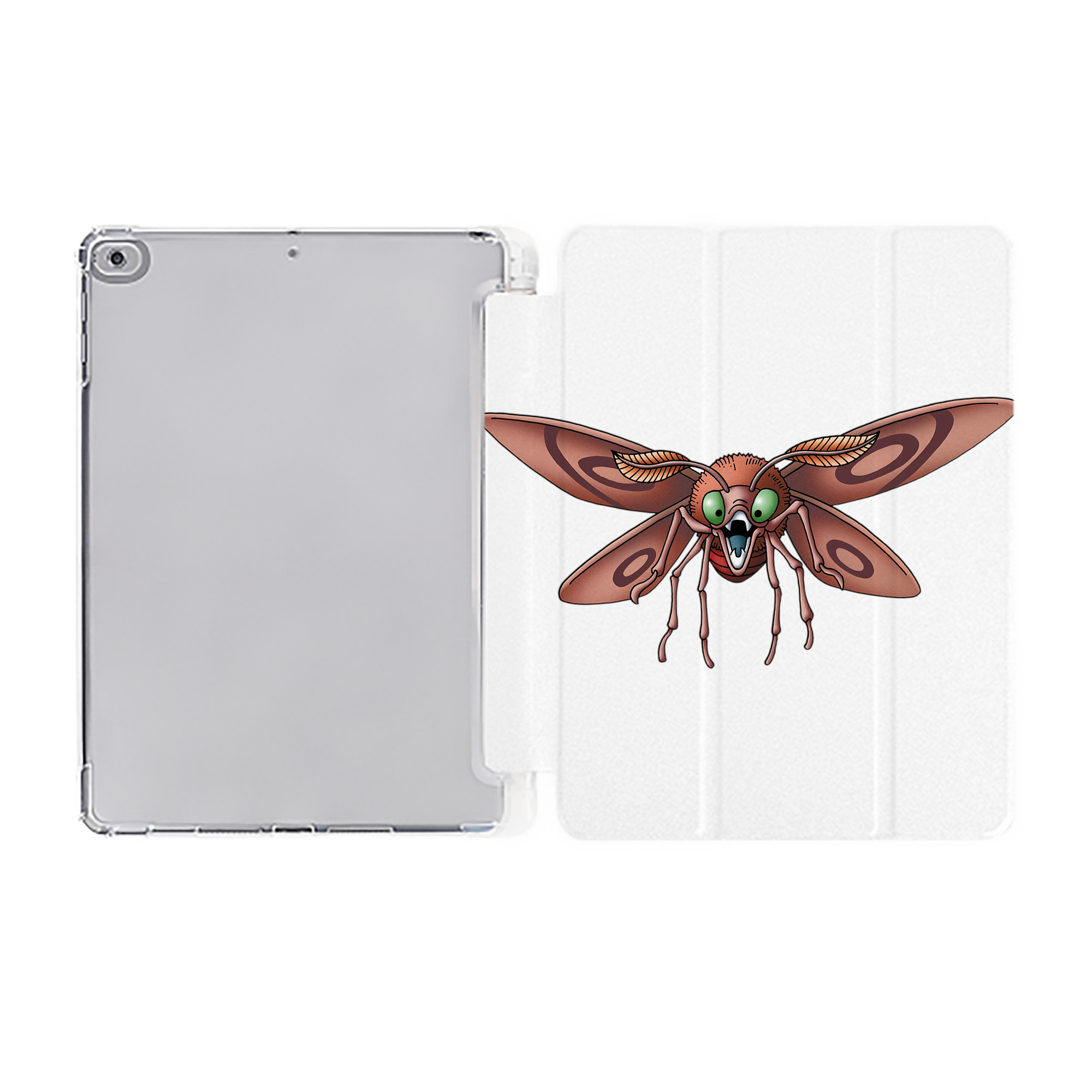 （画像用） ドラゴンクエスト Doragon Kuesuto Dragon Quest IPad ケース ペン収納付き 三つ折りスタンド PUレザー×シリコン 対応機種9.5/10.5/10.9インチ